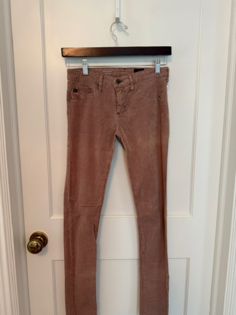 AG Adriano Goldschmied "The Legging" Super Skinny Corduroy Pants